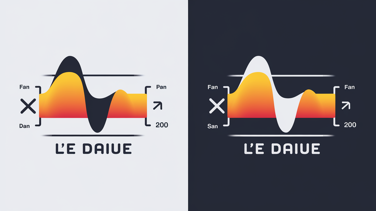 Comparaison entre une vitesse de transition AF rapide et lente