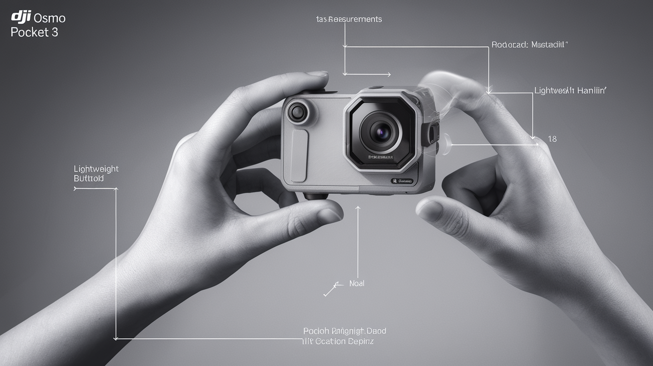 Dimensions du DJI Osmo Pocket 3